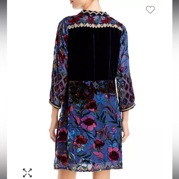 Johnny Was Clara Gwyneth burnout dress sz small - Picture 3 of 16